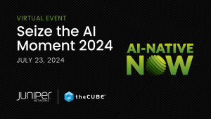 Juniper's Seize the AI Moment will take place in July 2024.